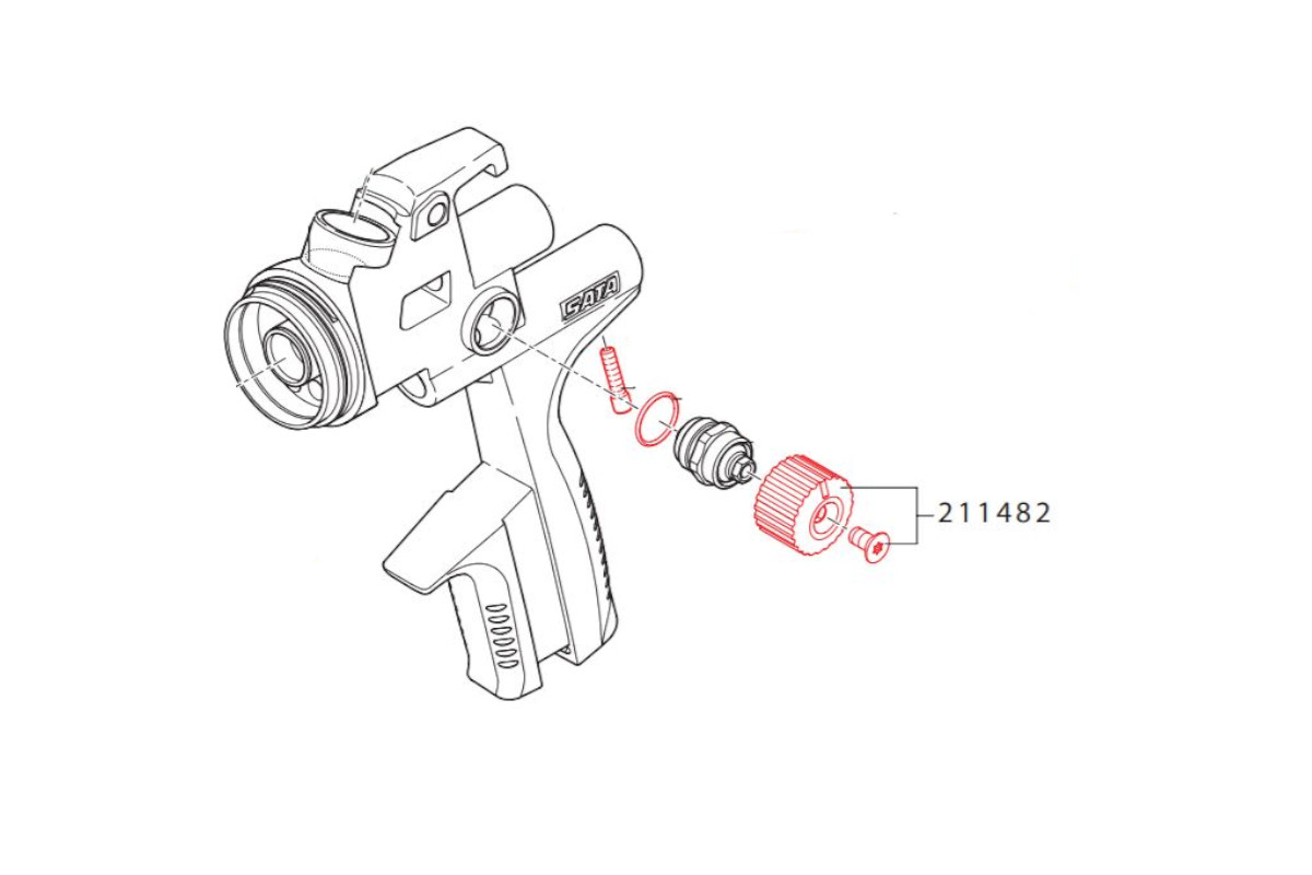 Kontrollknopf Mit Schraube 211482