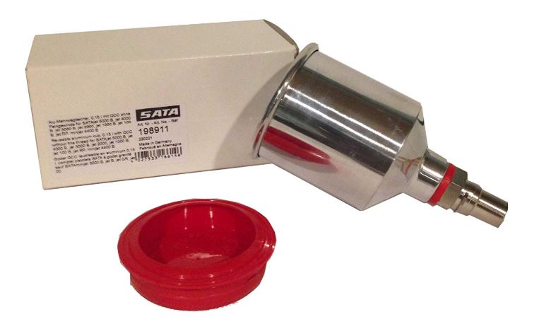 198911 QCC aluminium gravity cup