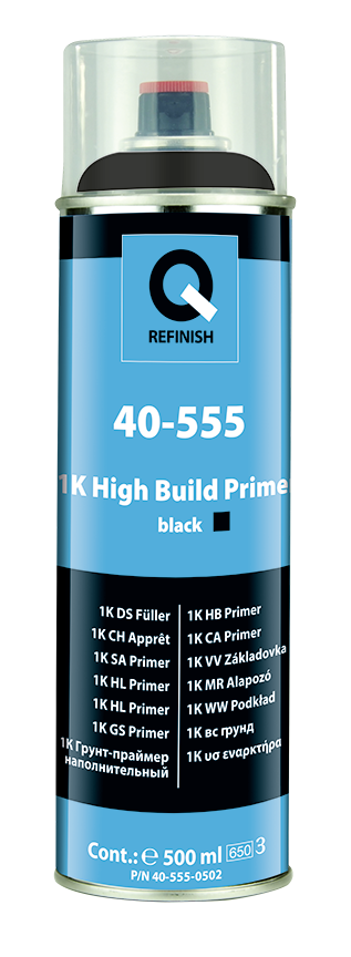 40-555 1K High Build Primer Filler Schwarz