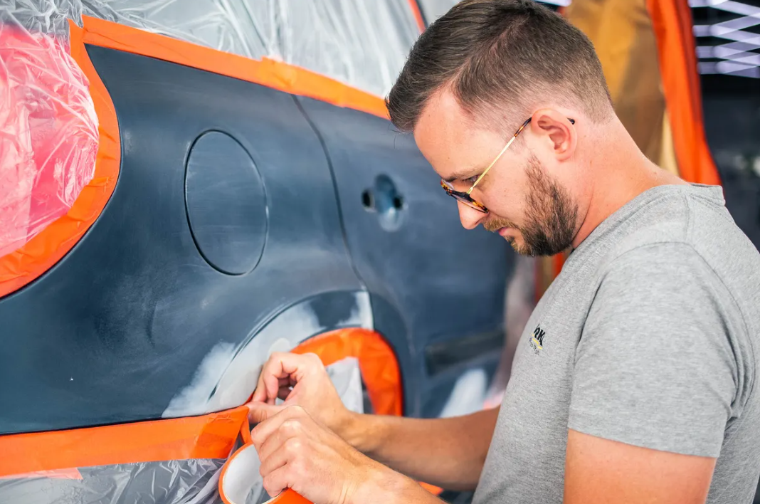 Abdeckband 90°C Orange Line