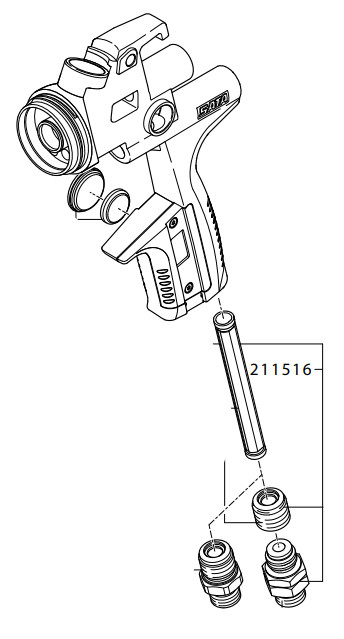 Dichtungshalter Mit Sleeve Und Drehgelenk 211516